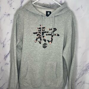 Element Men’s Heather Gray Hoodie Sz XL
